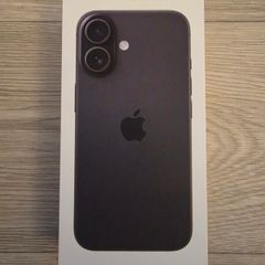 iPhone 16 128GB Black - Brand New & Sealed + Screen Protector + Phone Cover