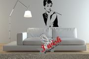 AUDREY HEPBURN Nice Lady Removable and Washable Wall Sticker