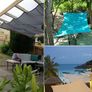 Sun Shade Sail, 2x3m Rectangle Sunscreen Awning Canopy, Waterproof Shade Sail, 95% UV Block with Free Rope Image 9