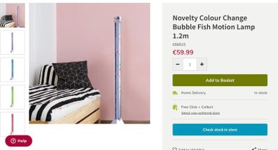 Lamp bubble led sensory