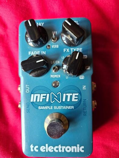 TC Electronic Infinite Sample Sustainer Guitar Pedal