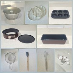 Baking & Cake Making Bundle - Tins, Cooling Racks & Utensils