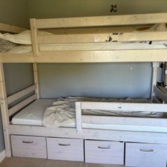 Flexa bunk beds, storage plus chest of drawers