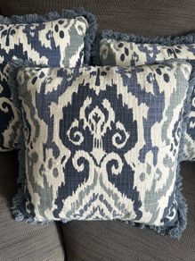 3 Blue & Navy Cushion