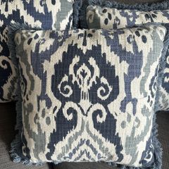 3 Blue & Navy Cushion