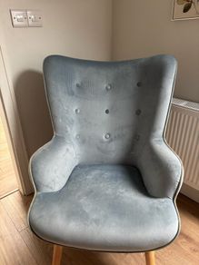 Armchair light blue