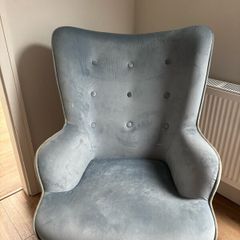 Armchair light blue
