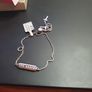 NEW Ted Baker chain Braclet Silver color RRp 49 euro NEW & bOXED Image 4