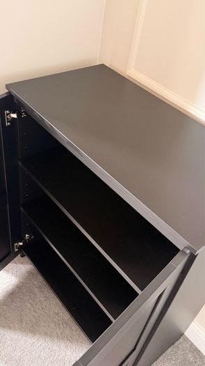 black cabinet