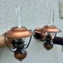 Retro Style Copper Light Fittings x 4 Image 2