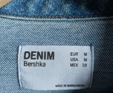 Bershka short denim jacket, Size M