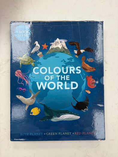 Colours of the World 3-Book Hardback Gift Box Set (Blue, Green, Red Planet)