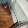 console table glass and chrome Image 4