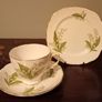 Vintage Royal Vale " Lily of the Valley", Bone China. 3 x Cup, Saucer,Side Plate Image 3