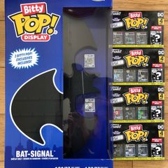 Funko Bitty Pop: Batman 4 Pack (Series 1-4) & Bat Signal Display