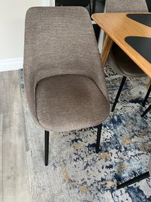 6 sand jysk dining chairs (available to collect 16/10/26)