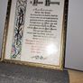 Vintage Framed House Blessing Image 4