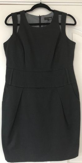 black work wear dress from Next