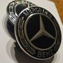 Mercedes 75mm Wheel Center Caps / 4 Caps 15 euro fits A B C D E S SLK ML G Class Image 2