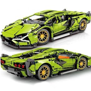City Speed Car Building Blocks 452PCS Luxury Auto Racing Vehicle with Super Racers Bricks Toys for Children Boy Gift