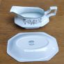 Vintage Johnson Brothers Eternal Beau Gravy Boat & Under Plate Made in England Image 3