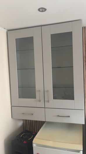 Press and a cabinet