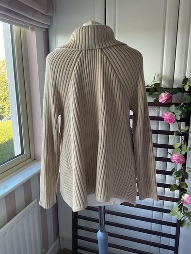 cardigan asymmetrical 30% wool cardigan Dunnes stores drape effect medium
