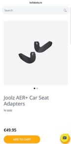 Joolz car seat adapters