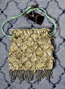Brand New Evening embellished green evening bag from Accessorize