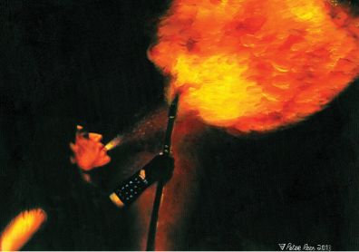 Bathory ( Quorthon Eternal Fire) A4 limited edition artprint