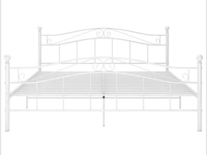 Beautiful White Metal Design Bed Super King not Double