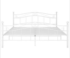 Beautiful White metal bed Super King not Double