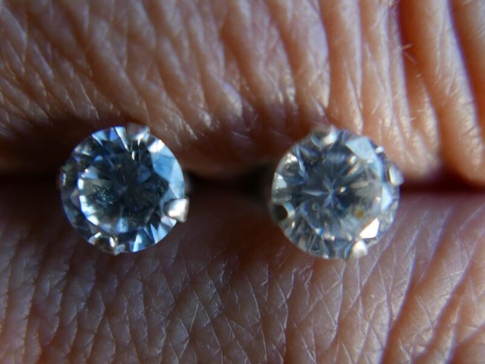 Vintage Sterling Silver 925 Earrings 0,9g