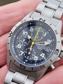 Watch Seiko Military Chronograph.