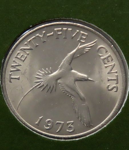Bermuda 1973 Coin Stamp cover Brilliant UNC