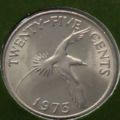 Bermuda 1973 Coin Stamp cover Brilliant UNC