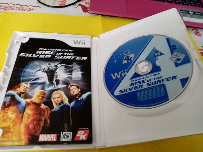 Fantastic four 4 rise of silver surfer Nintendo Wii Games Original