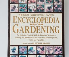 Large book "The Royal Horticultural Society: Encyclopedia of Gardening" editor in chief Christopher Brickell  hardback  1996