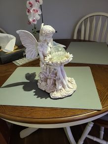 Fairy figurine solar powered