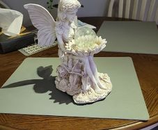 Fairy figurine solar powered