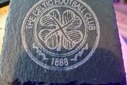 celtic black slate coasters