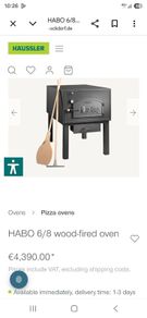 Wood fired oven