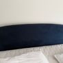 Navy super king bed, mattress,base and headboard Image 2