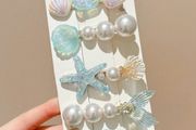 Mermaid Ocean Hair Clips Set