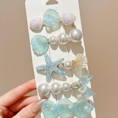 Mermaid Ocean Hair Clips Set