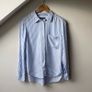 Marc O'Polo Classic Blue & White Striped Long-Sleeve Shirt (Size EU 36 / Small) Image 3
