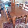 solid wood table & 4 chairs Image 3