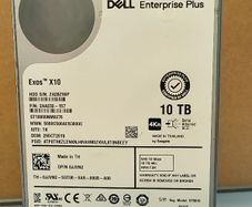 Dell Exos X10 10tb 3.5" Sas Hdd 7200 Rpm St10000nm0276 (tested Health 100%) P/n: 2aa232-157