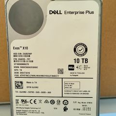 Dell Exos X10 10tb 3.5" Sas Hdd 7200 Rpm St10000nm0276 (tested Health 100%) P/n: 2aa232-157