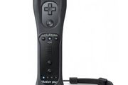 Wireless Remote Motion Plus Controller for the Nintendo Wii / Wii U - Black